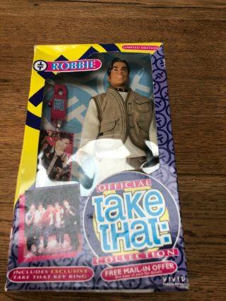 Take That Robbie Williams Doll Boxed Complete &.  Limited Edition.