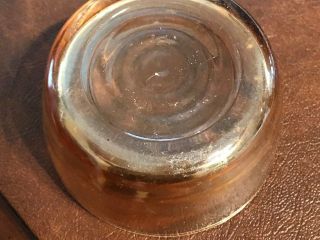 Poodle 1940’s JEANNETTE Marigold Carnival Glass Poodle Powder Jar/Trinket Box 5