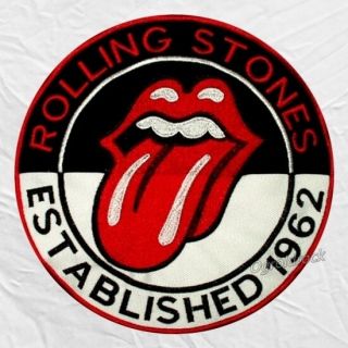 The Rolling Stones Established 1962 Embroidered Big Patch Mick Jagger Richards