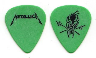 Metallica James Hetfield Green Scary Guy Guitar Pick - 1994 Tour