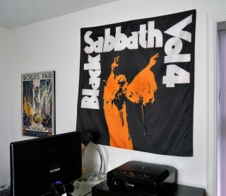 Black Sabbath Volume 4 Huge Banner Fabric Poster Tapestry Cd Album Flag