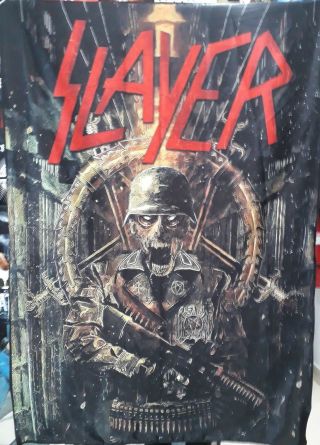 Slayer Repentless - Comic Book Flag Cloth Poster Wall Tapestry Banner Cd Thrash