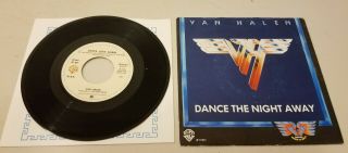 Van Halen (david Lee Roth) - Dance The Night Away - 1979 - 7 " 45 - Italy - W 17371