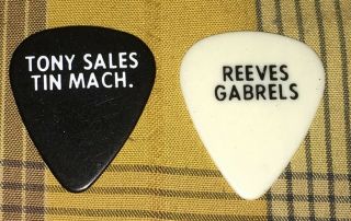 Tin Machine Reeves Gabrels Tony Sales Guitar Picks Bowie