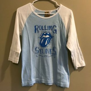The Rolling Stones Graphic T - Shirt 3/4 Sleeves Baseball Tee Women 