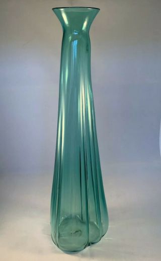 Blenko 9214 Vase by Hank Adams in Antique Green 2