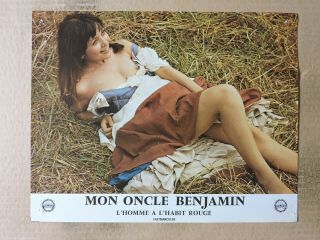 Veronique Veran Busty French Portrait Lobby Card 1969 My Uncle Benjamin