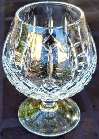 Waterford Lismore - Styled Brandy Snifter Balloon Glass - 4 3/8 " -