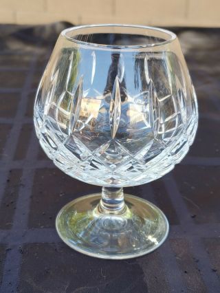 Waterford Lismore - styled Brandy Snifter Balloon Glass - 4 3/8 