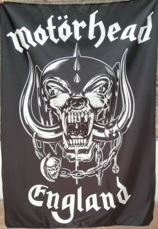 Motorhead England Flag Cloth Poster Tapestry Banner Cd Thrash Metal
