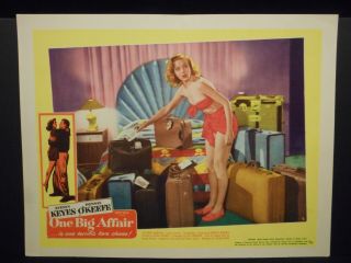 One Big Affair 1952 Lobby Card 6 Vf Evelyn Keyes Bikini Cheesecake