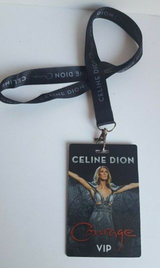 Celine Dion Courage Tour 2019 Lanyard Vip