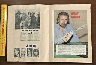 VINTAGE 1970s ABBA AUSSIE SCRAPBOOK PAGES PHOTOS NEWSPAPER ARTICLES KATE BUSH? ? 5