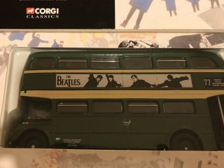 The Beatles - Corgi Classics Green Aec Routemaster Bus 35006 Issued 1997