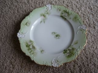 Lovely Hermann Ohme Antique Wall/cabinet Plate,  Silesia Germany