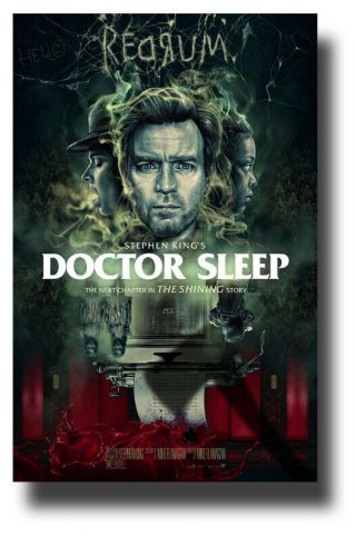 Doctor Sleep Poster Movie 11 " X17 " Sketch Ewan Macgregor Usa Sameday Ship