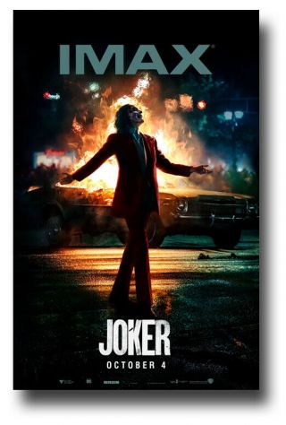 Joker 2019 Movie Poster - 11 " X17 " Joaquin Phoenix Imax Sameday Ship From Usa