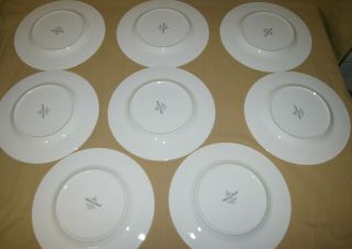 VILLEROY & BOCH 1748 ROYAL PREMIUM BONE PORCELAIN DINNER PLATE 8 PLATES WHITE 4