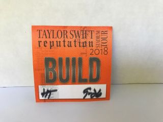 Taylor Swift 2018 Reputation Stadium Tour Local Crew Backstage Pass