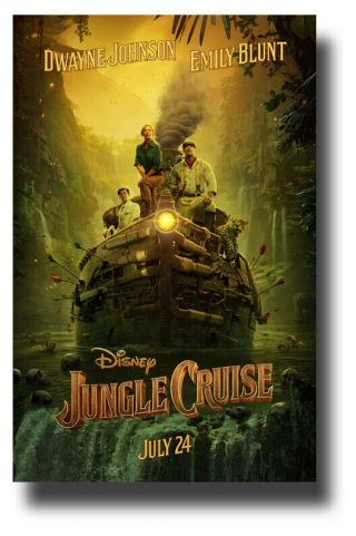 Jungle Cruise Poster Movie 2020 11 " X17 " 1st Teaser Emily Blunt Usa Sameday Ship