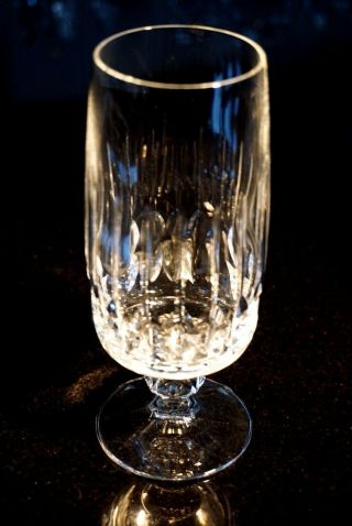 Heavy Cut Crystal Water Glass