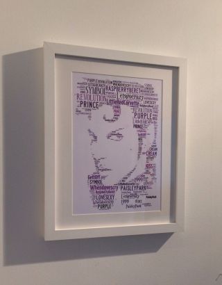 Prince Symbol Songs Word Art Keepsake/Collectable/Gift UK Seller Fast DISPATCH 2