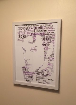 Prince Symbol Songs Word Art Keepsake/Collectable/Gift UK Seller Fast DISPATCH 5