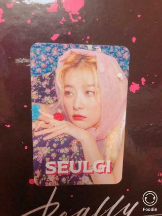 Red Velvet Jpn 2nd Mini Album Sappy Official Photocard Seulgi