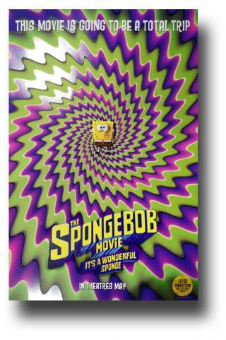 Spongebob Poster Movie 11 " X17 " Sponge Bob 2020 Wonderful Trip Usa Sameday Ship