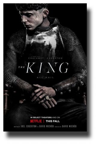Timothee Chalamet Movie Poster King 11 " X17 " Sitting Sameday Ship From Usa