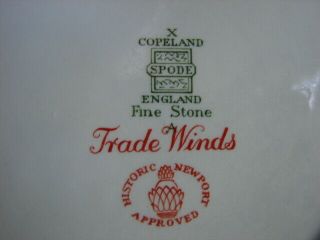 Spode RED TRADE WINDS 4 - Cup Teapot - Clipper Ships 7