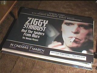 Ziggy Stardust R2017 Rolled Orig British Quad 30x40 Movie Poster David Bowie