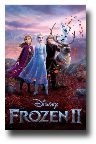 Frozen 2 Poster Movie Ii 11 " X17 " All 3 Stand Leaves Usa Sameday Ship