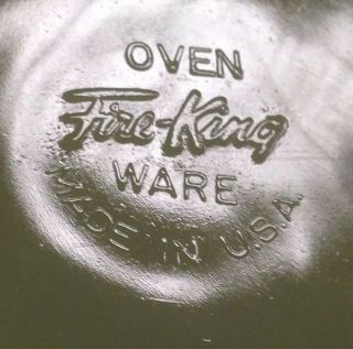 Vintage Fire King Green Jadeite Swirl Mixing Bowls 9 Inch & 8 Inch 8