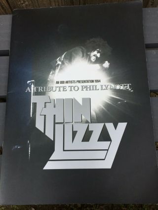 " Thin Lizzy " Tourbook A Tribute To Phil Lynott Japan Tour 1994 Booklet Rare