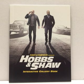 Fast & Furious Hobbs & Shaw Collectors Interactive Gallary 5 " X7 " Book