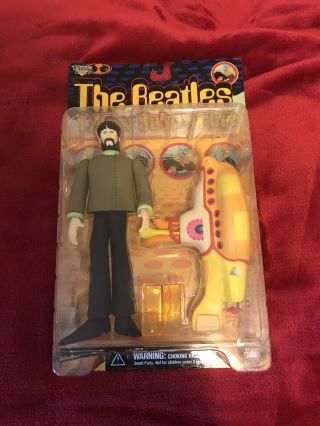 The Beatles - Mcfarlane Figures - George With Yellow Submarine