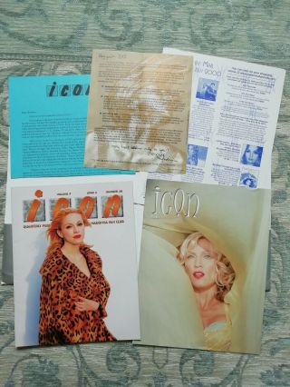 Madonna Icon Official Fan Club various printed memorabilia,  info and fanzines 4