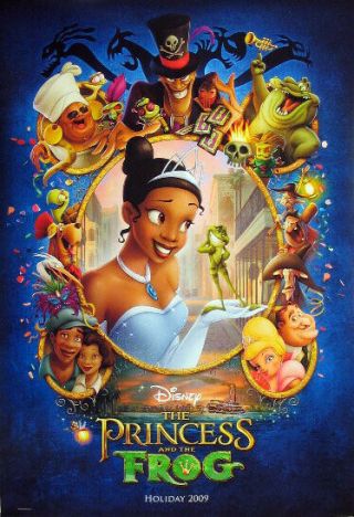 The Princess And The Frog Great 27x40 D/s Movie Poster