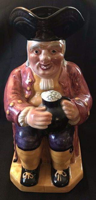 Staffordshire Hand Painted Shorter & Son Toby Jug Pitcher England