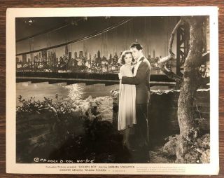 1939 Columbia Pictures Photo Golden Boy Barbara Stanwyck,  William Holden