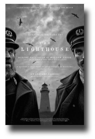 The Lighthouse Poster Movie 11 " X17 " 2019 Willem Dafoe Pattinson Usa Sameday Ship