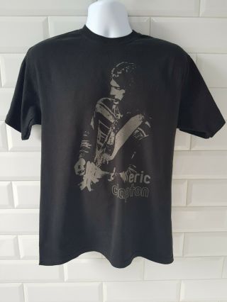 Mens Eric Clapton 2006 Japan Concert Tour T - Shirt Size Large Black Vintage