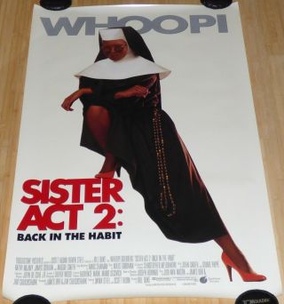 Sister Act 2 1993 Orig Rolled Ds 1 Sheet Movie Poster,  Marquee Light Box Strip