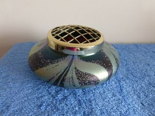 Okra Glass Rosebud Vase Merlins Web Bnib