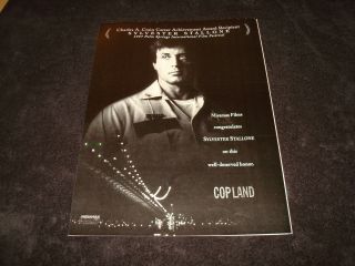 Copland Oscar Ad Sylvester Stallone For Best Actor At 1997 Palm Springs Film