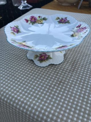 Shelley Begonia Porcelain Cake/pastry Stand