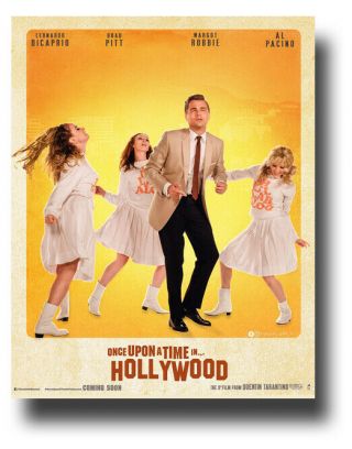 Once Upon A Time In Hollywood Poster Movie 11 " X14 " Dancing Usa Sameday Ship