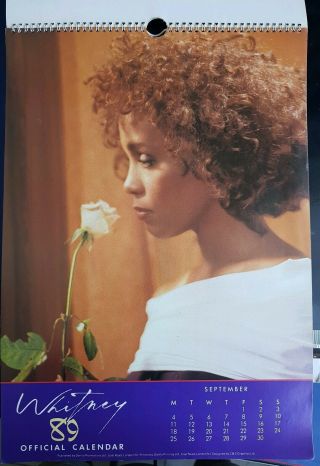 3x Whitney Houston calendar UK 1988 1989 poster size photos official 5