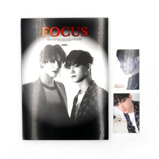 [jus2] Focus Album/a Ver Cover,  Jb Photobook,  Jb Photocards/jb Set 2